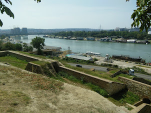 View of Sava river from  "Kalemegdan(Belgrade Fortress)"