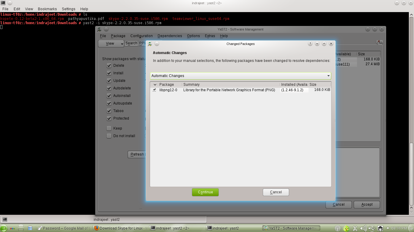Friendship with Linux 1.Easy way to install .rpm file in Open SUSE