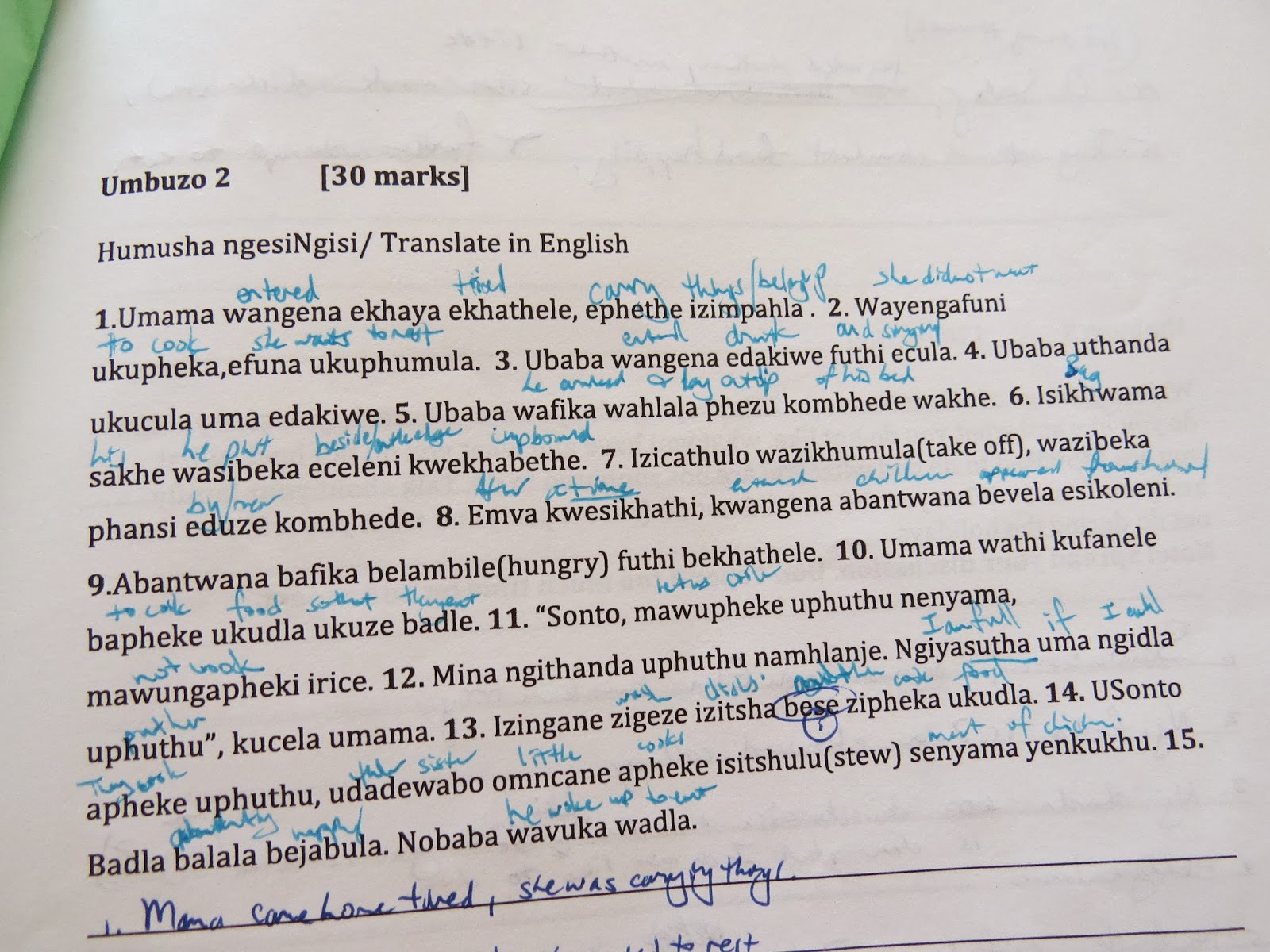 African Queen: Uyezwa? (Zulu for "Do you understand?) - Learning IsiZulu