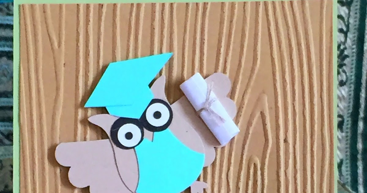 The Nerdy Card Maker Owl Punch Graduation