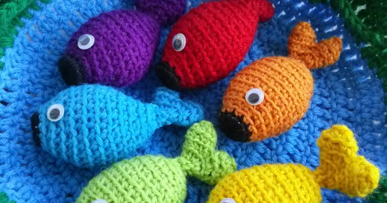 Niccupp Crochet: Rainbow Fishing Game - Free Pattern