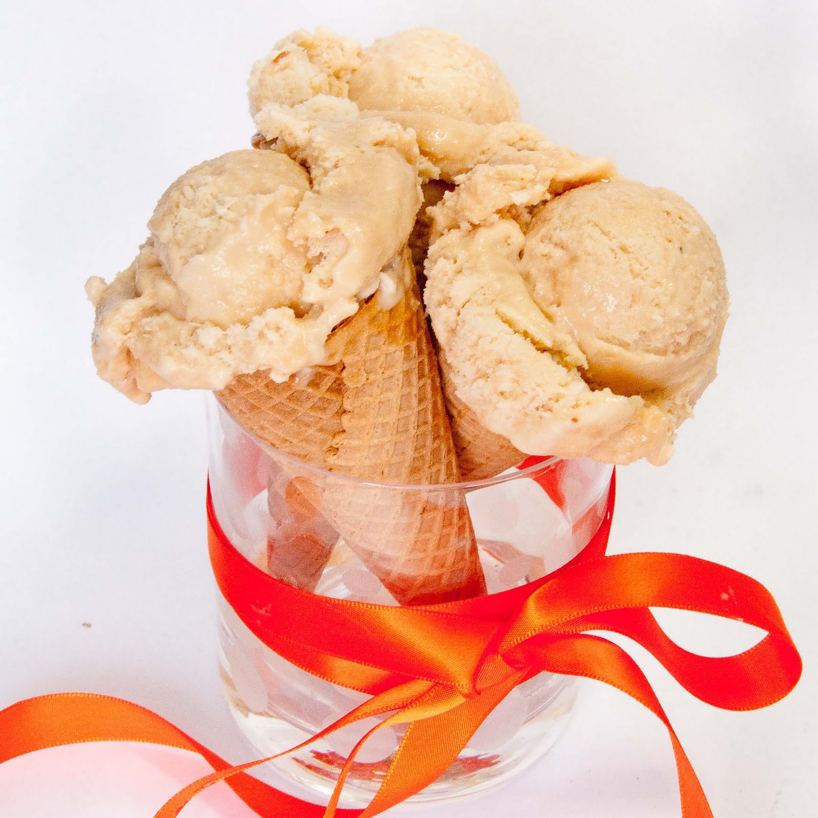 Sweet Twist of Blogging Butterscotch/Caramel Ripple Ice Cream