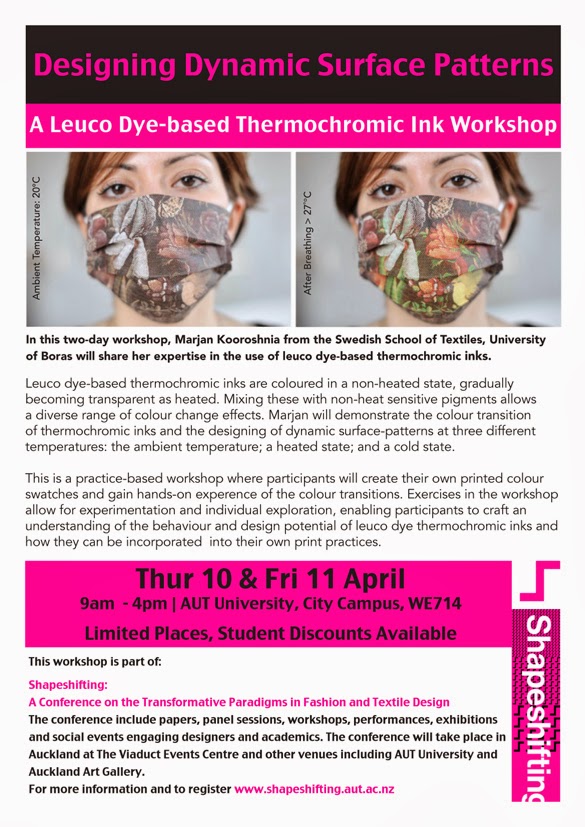 New Zealand Printmakers Thermochromic Ink 1011Apr, Auckland