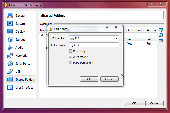 virtualbox shared folder not showing up in ubuntu virtualbox shared folder not showing up in ubuntu
