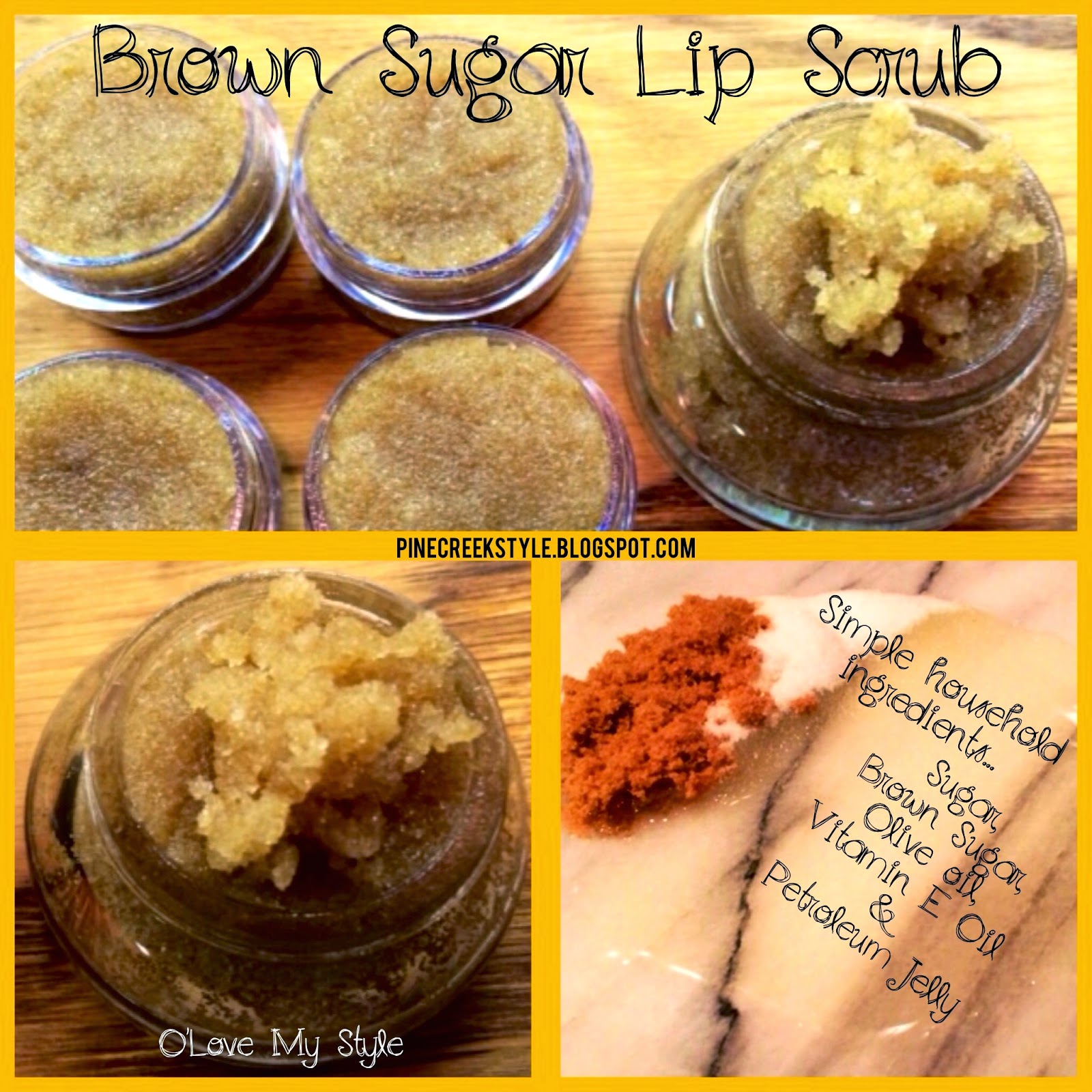 Pine Creek Style Brown Sugar'd Lip Scrub Recipe...