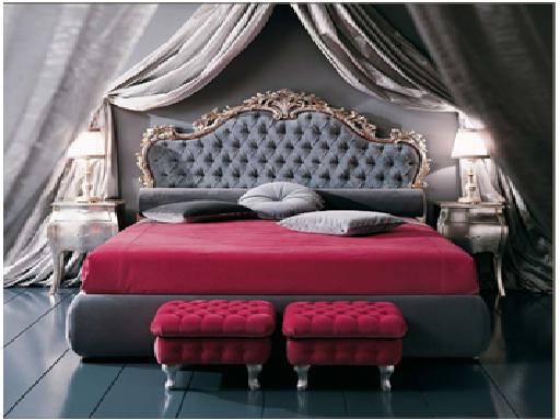 DORMITORIO ROJO Y GRIS by dormitorios.blogspot.com