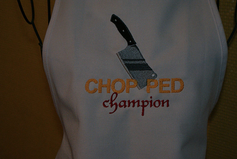 My Crafting Channel Chopped Champion Cooking Challenge and Apron