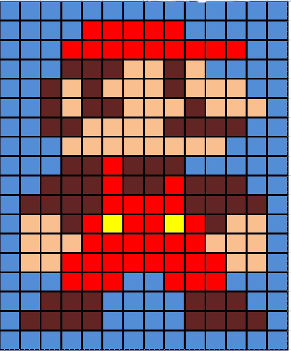 excel square grid