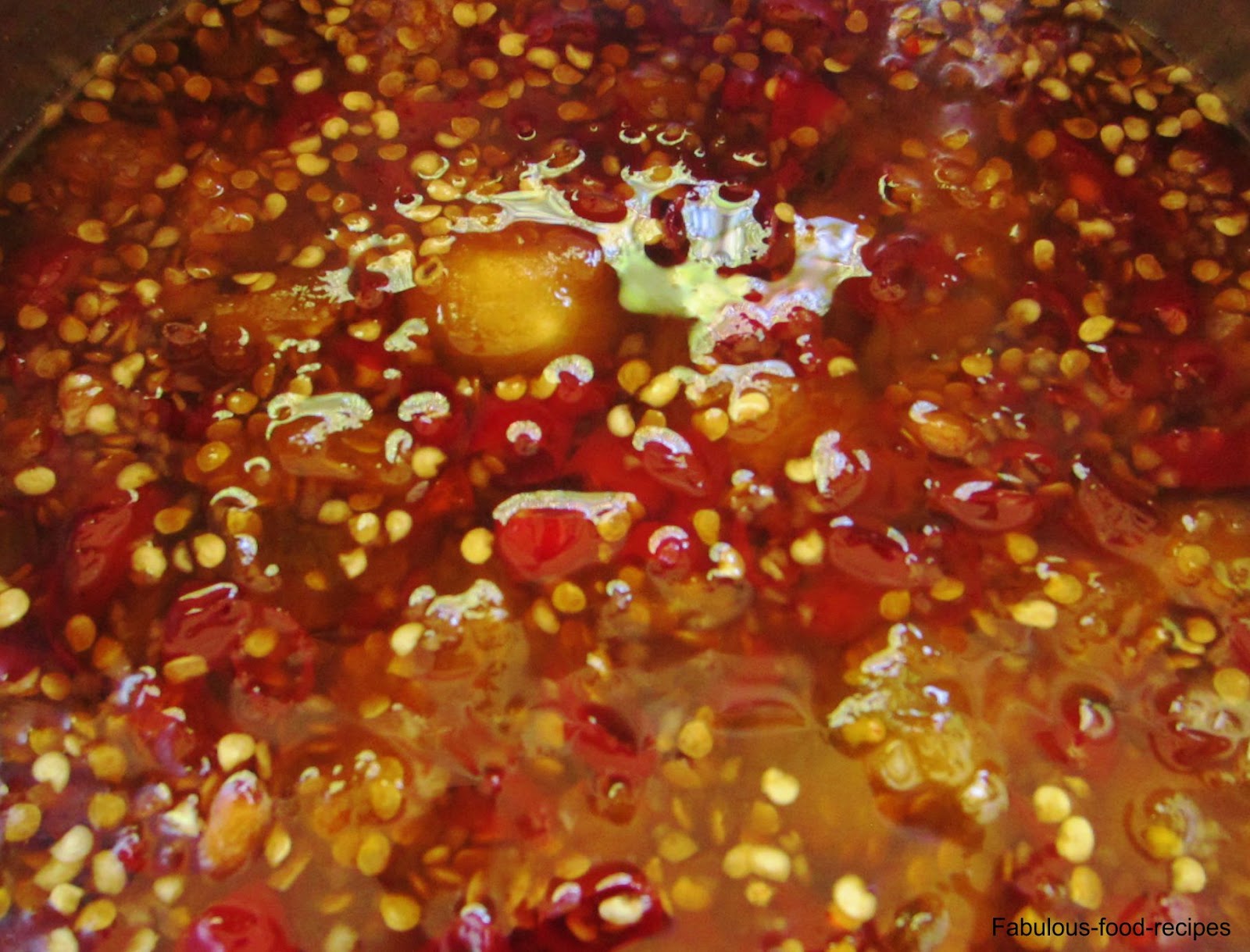 Fabulous Food Recipes Chilli Tamarillo Jam