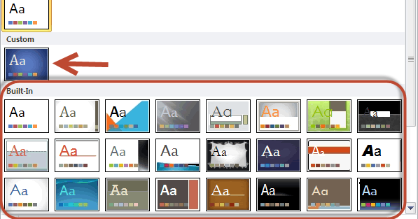 Powerpoint 2010 Built In Themes | luc s powerpoint blog remove the built in themes from ppt Powerpoint 2010 Built In Themes | luc s powerpoint blog remove the built in themes from ppt