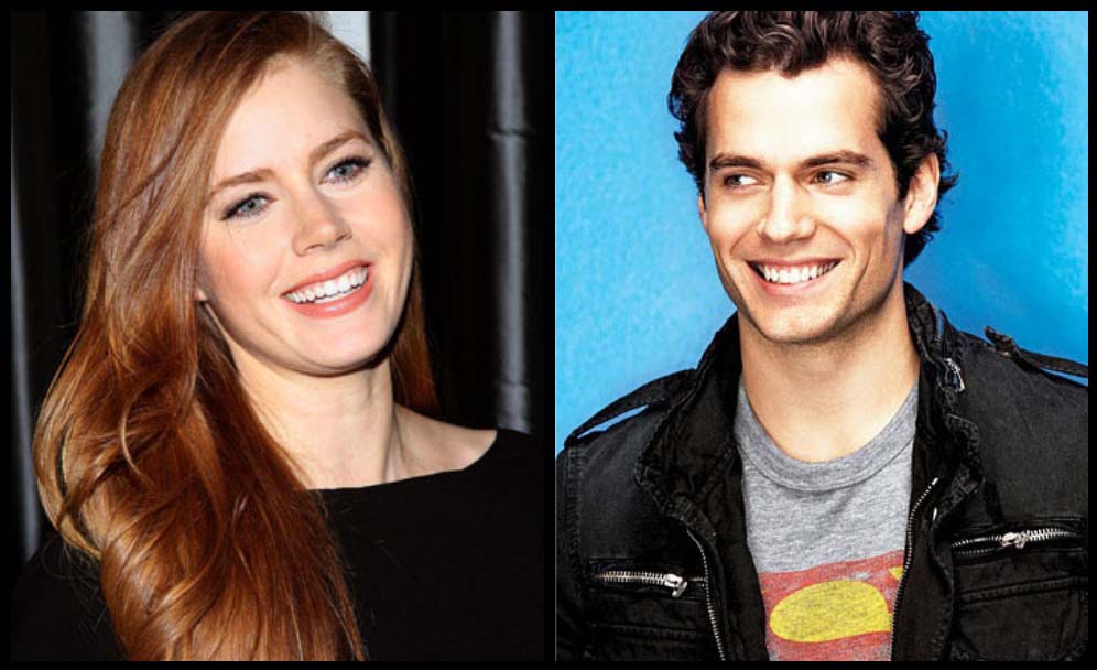 Superman Henry Cavill and Amy Adams as Lois Lane