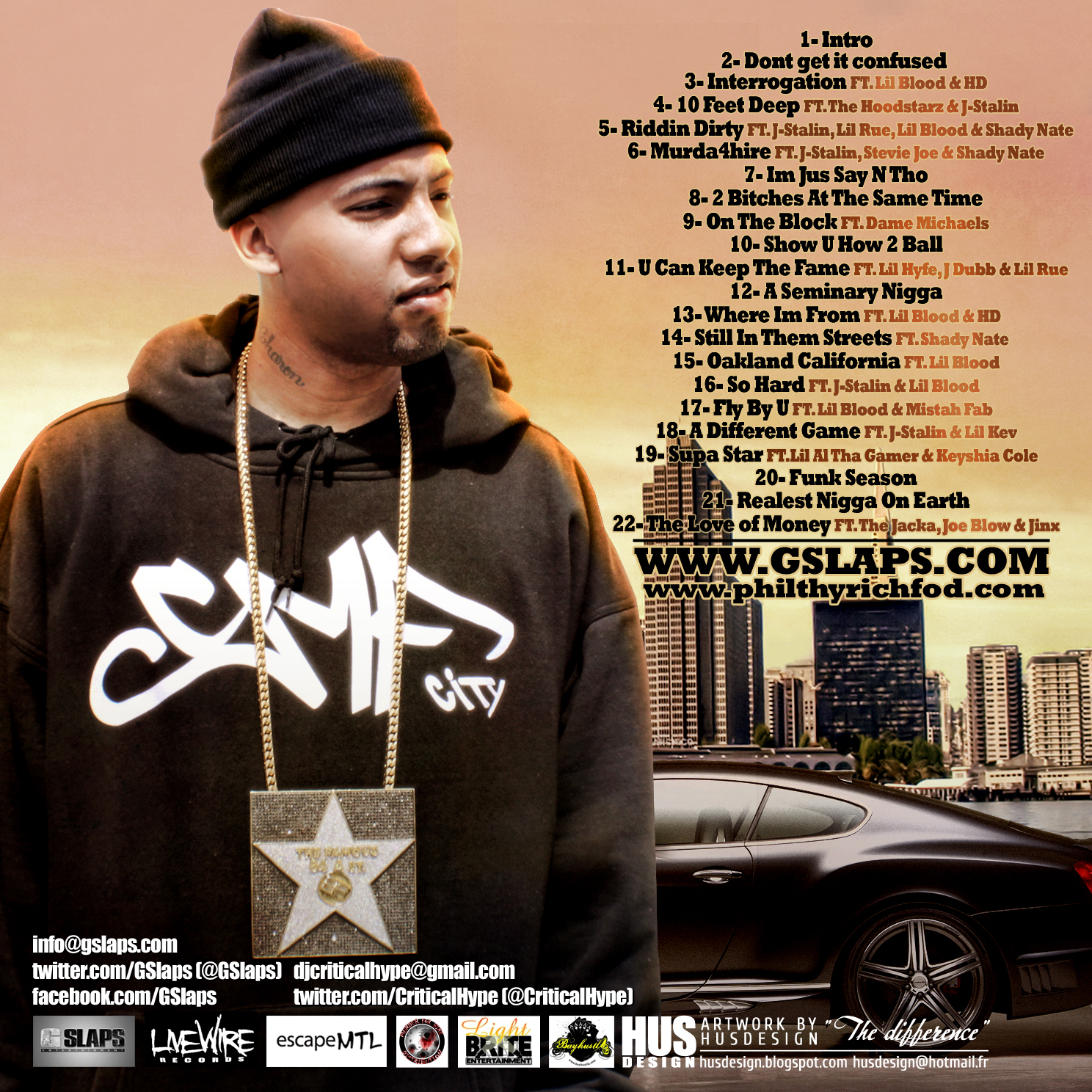 philthy rich gslaps radio back cover