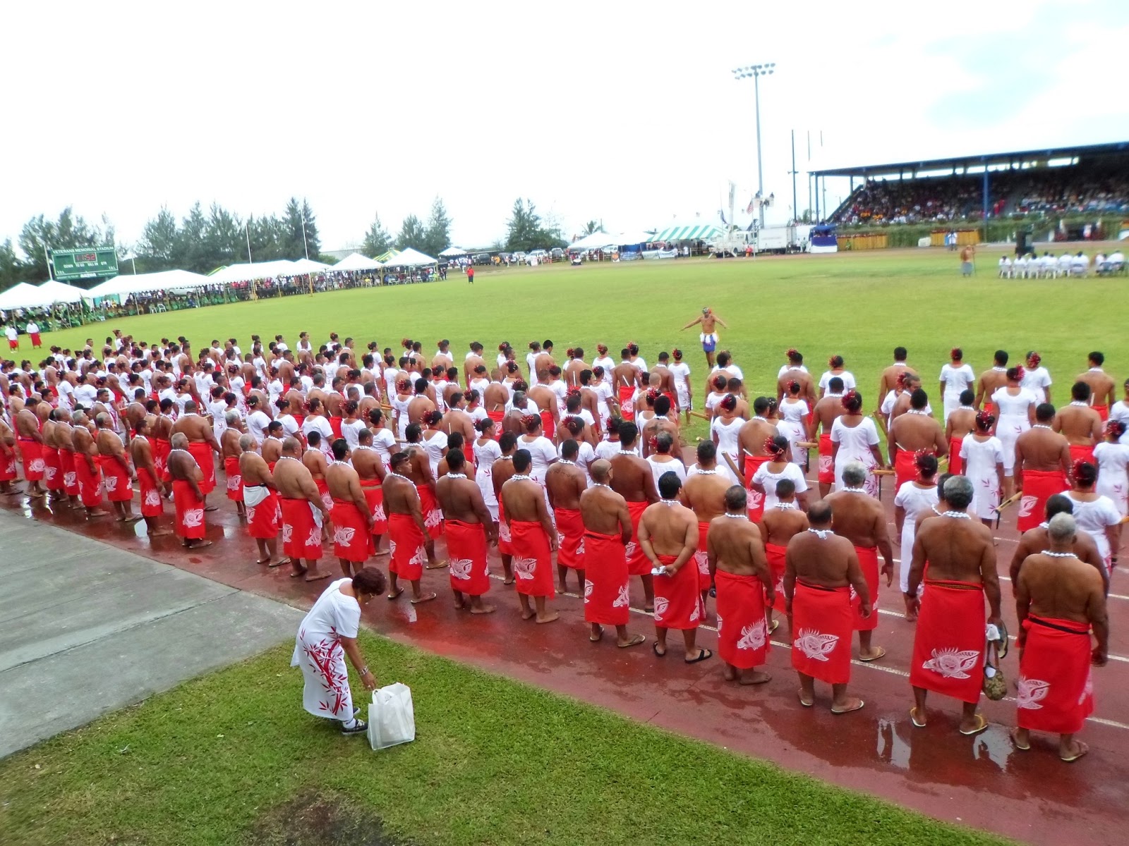 Boschen in American Samoa Flag Day