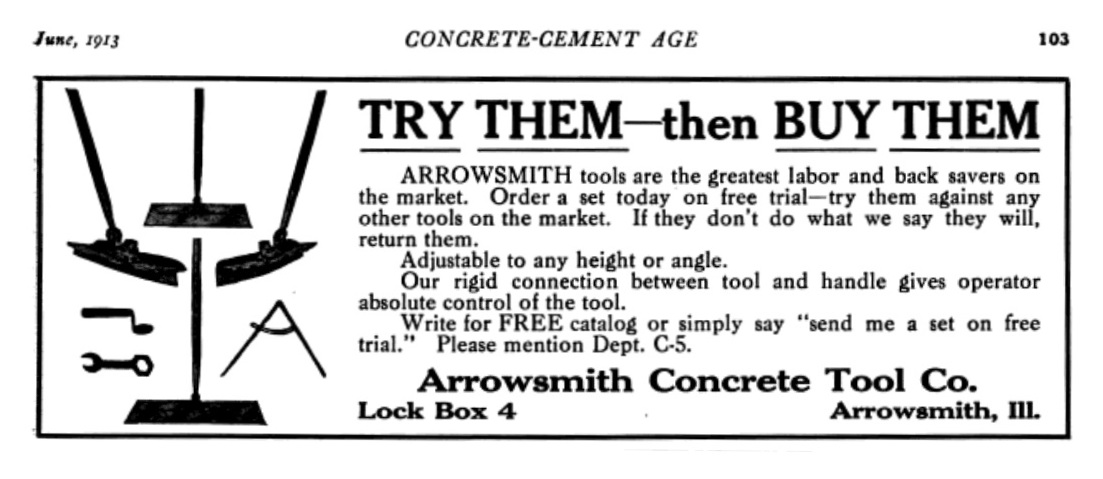 Trowel and Masonry Tool Collector Resource : History of Arrowsmith