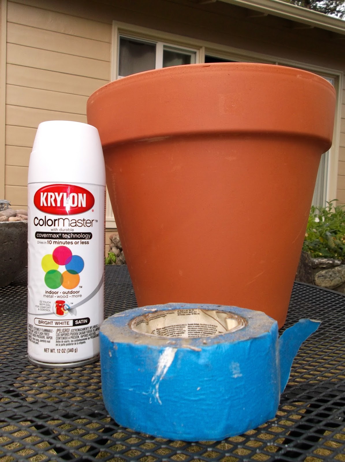 The Jewel Toned Life Spray Painted Terracotta