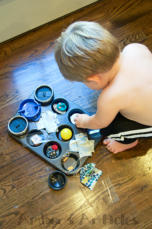 Click. Pray. Love PreToddler Activity 7 Muffin Pan Surprise
