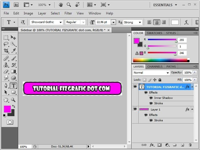Fizgraphic Tutorial Buat Gambar Sidebar Blog Anda