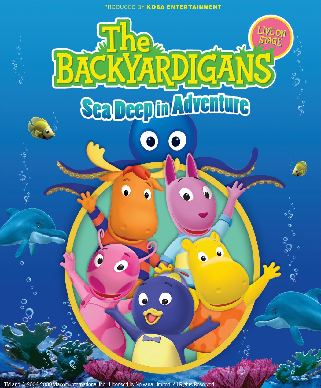 The Backyardigans Sea Deep In Adventure Tours Canadian Cities 2014