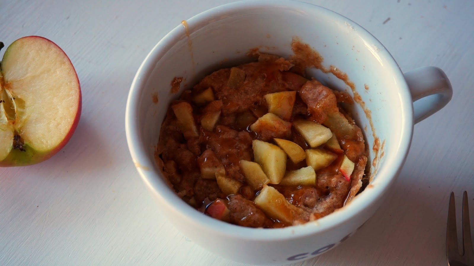 Vegan Apple & Cinnamon Mug Cake Recipe Pure Power Panda