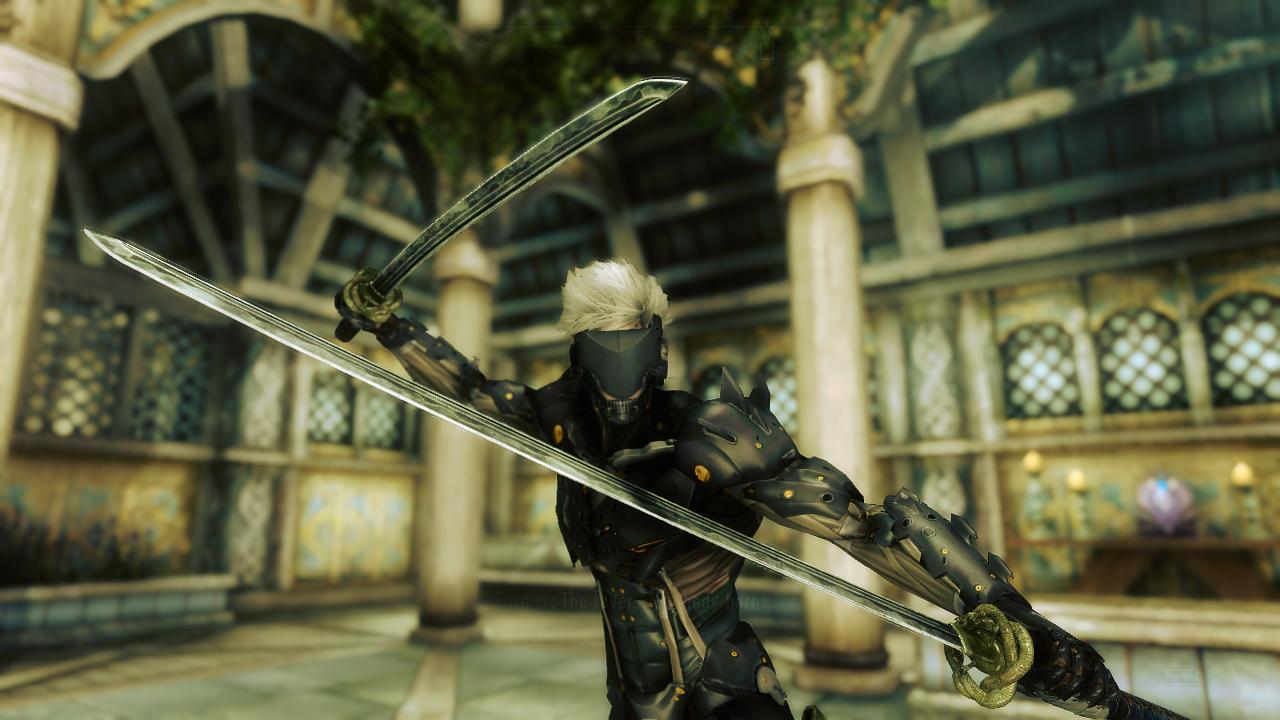 Skyrim MOD Metal Gear Rising Raiden.