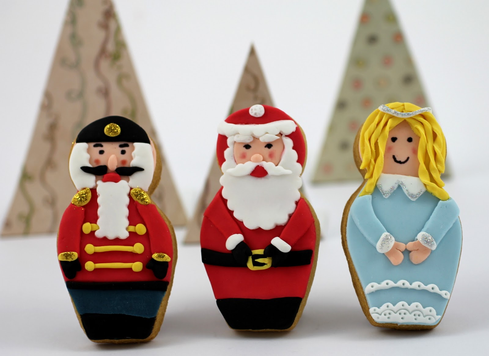 Bubble and Sweet Nutcracker nesting doll Christmas Cookie