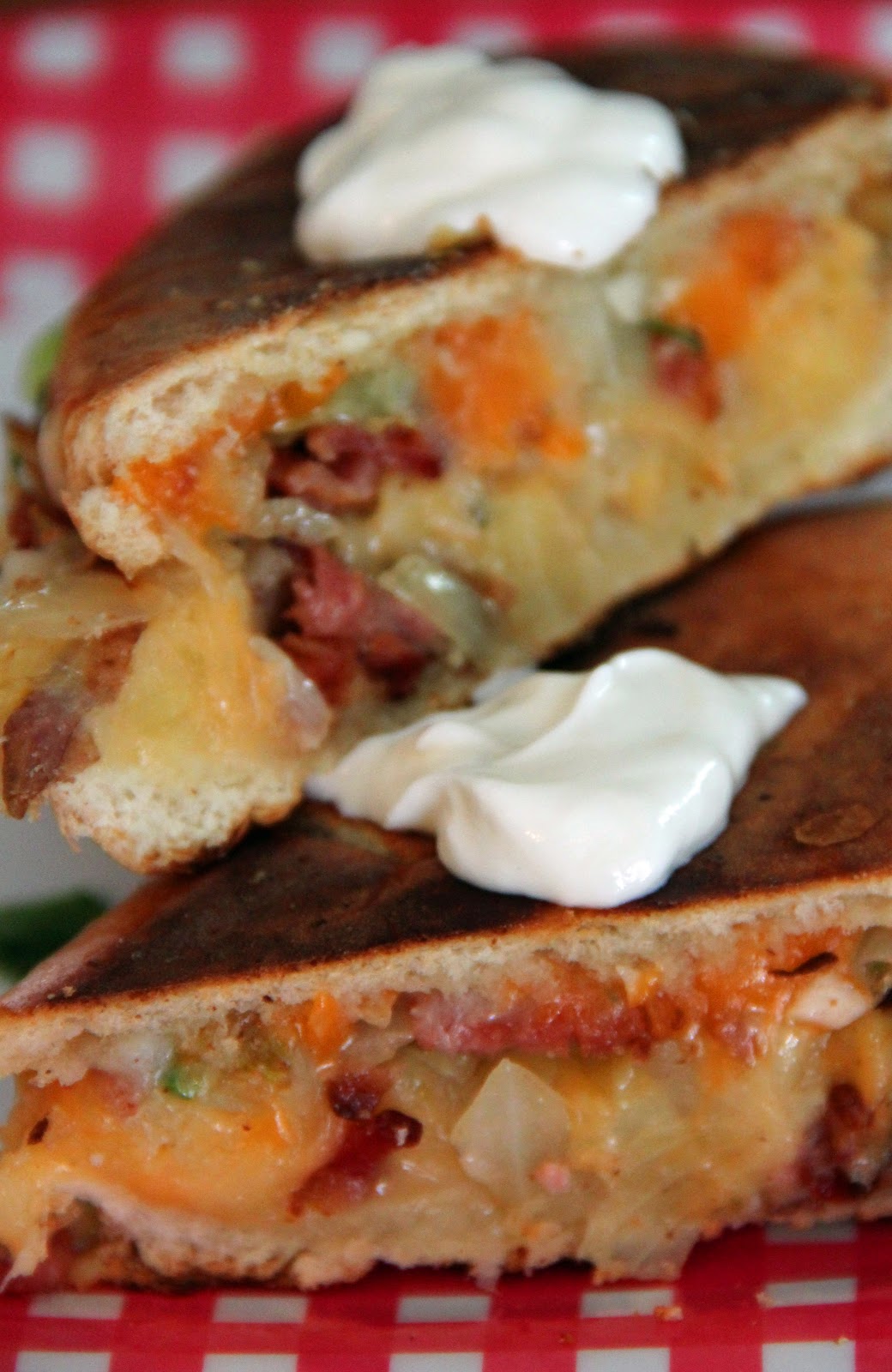 Jo and Sue Pierogi Grilled Cheese