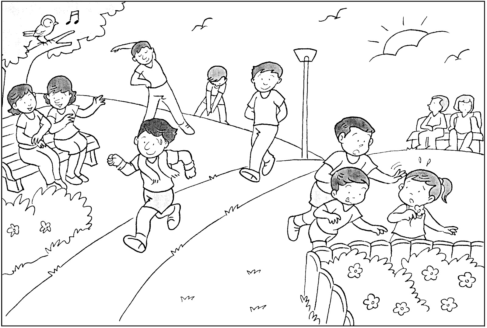 教学堂 看图说话素材