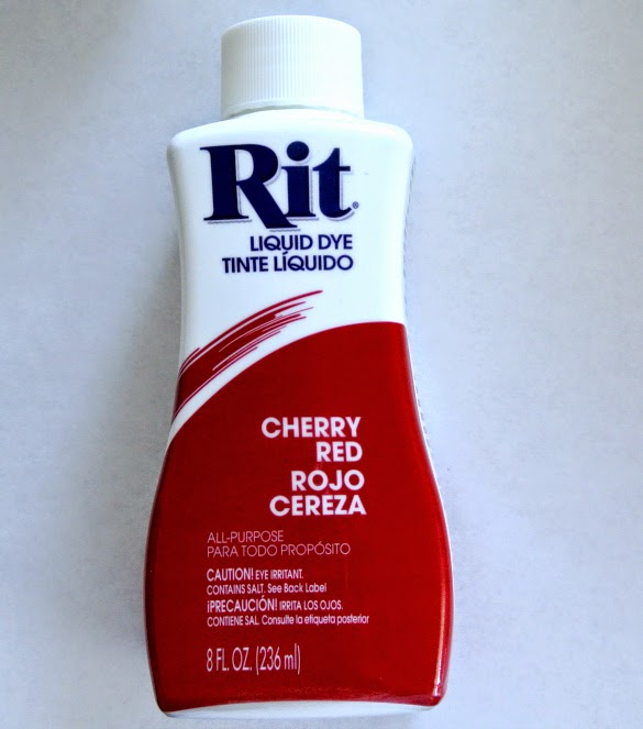 Review of cherry red rit dye on a rayon dress. #tagsthrift