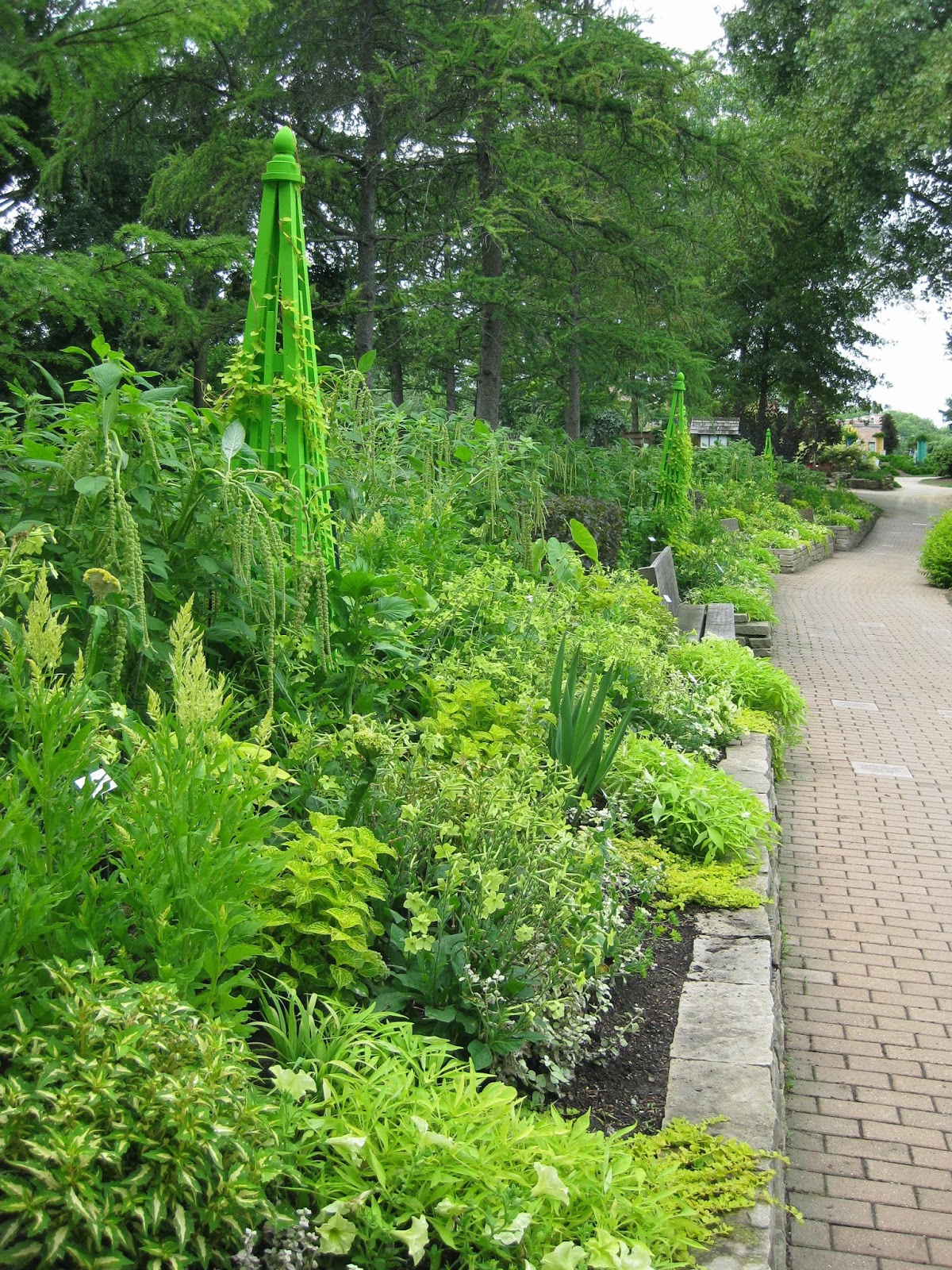 Rotary Botanical Gardens - Hort Blog: The Obelisk For Garden Verticality