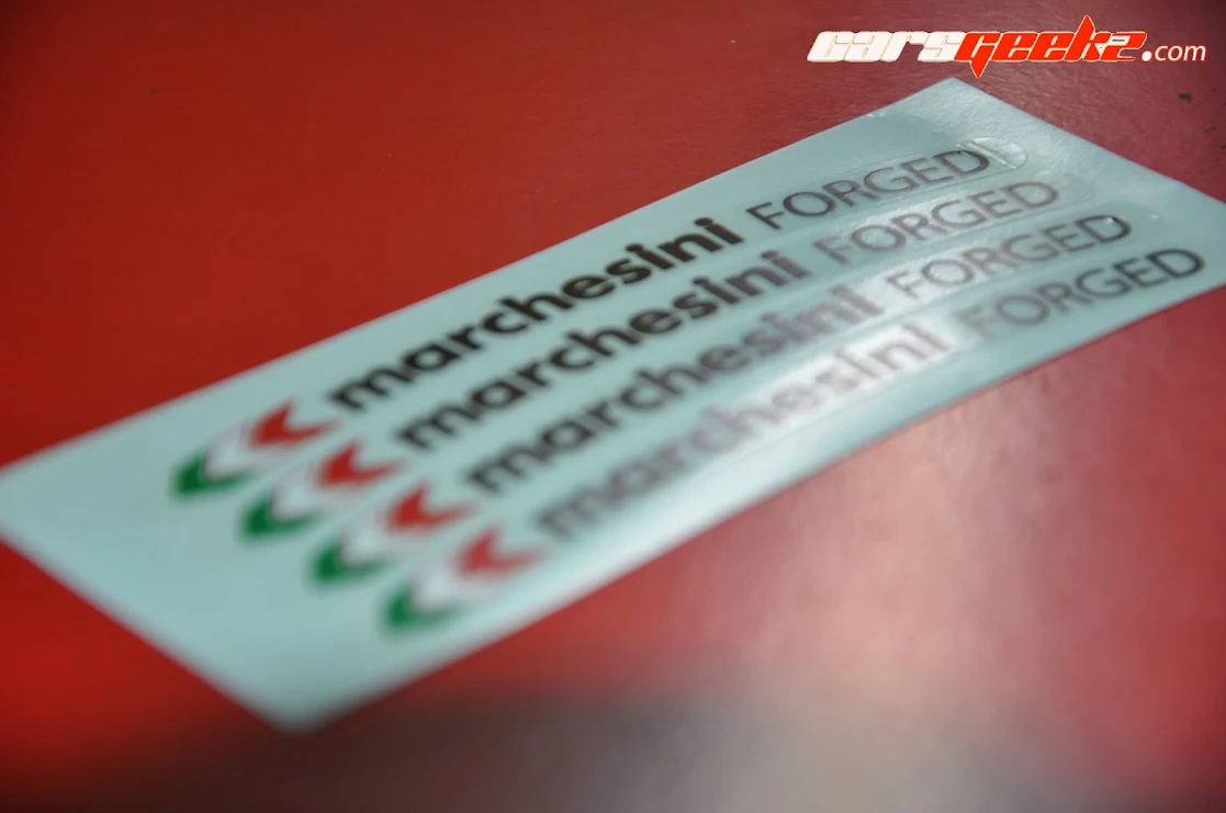 Marchesini Forged Black and Yellow sticker decal 9 Marchesini Forged Black and Yellow sticker decal 10