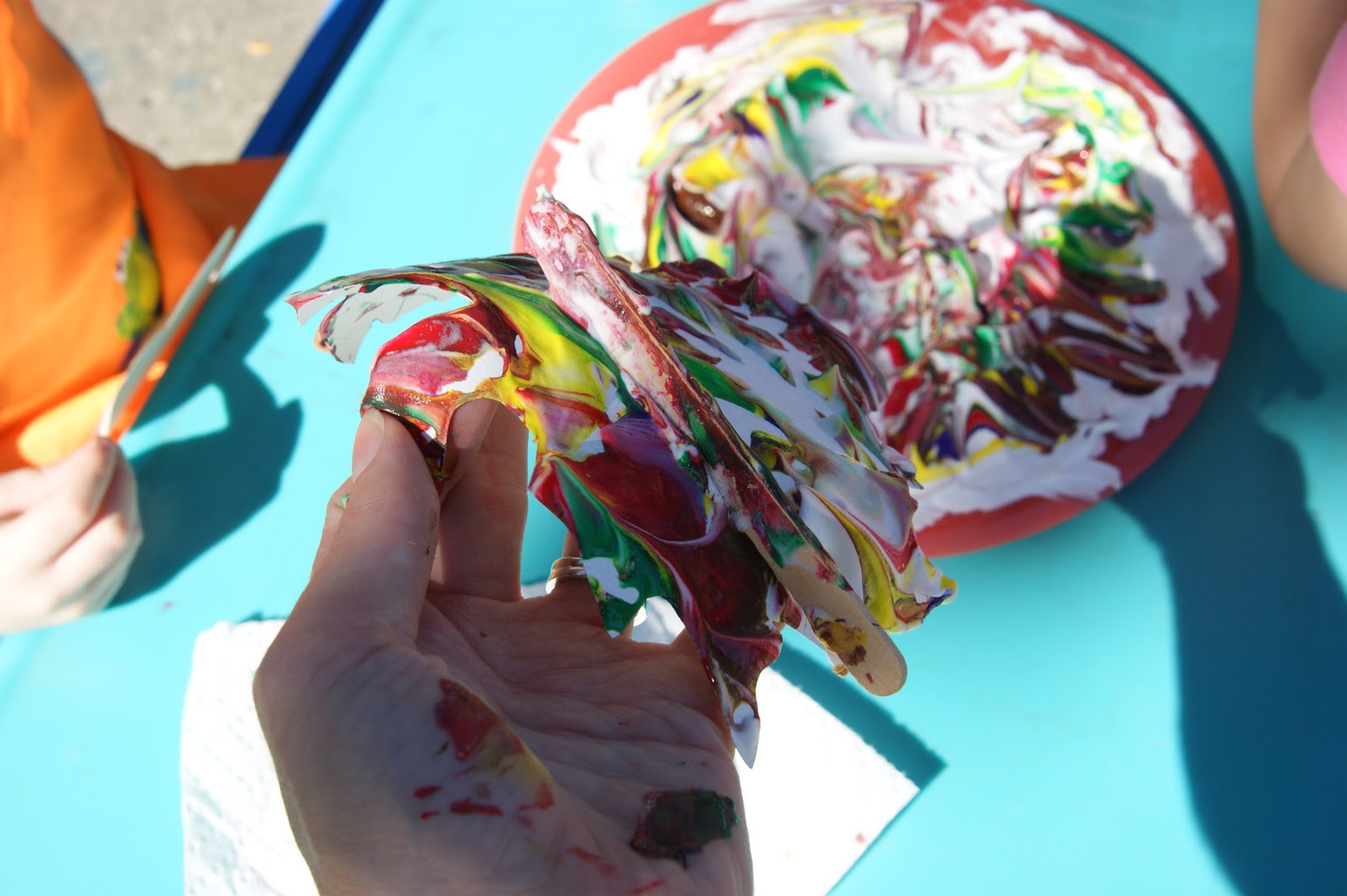 Raising Leafs Make It Monday Shaving Cream Leaves