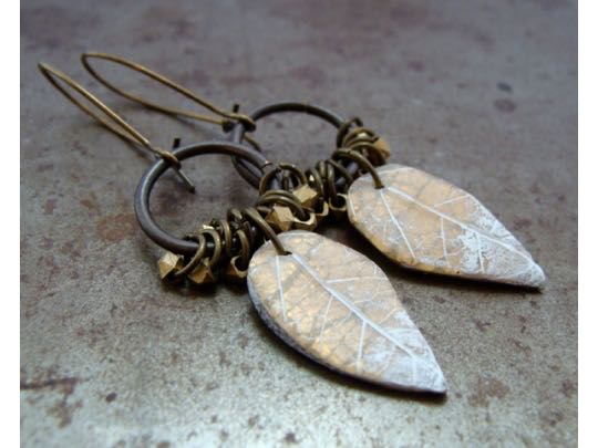  Leaf earrings