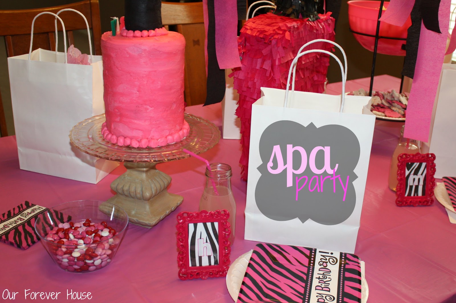 our forever house: girly spa party