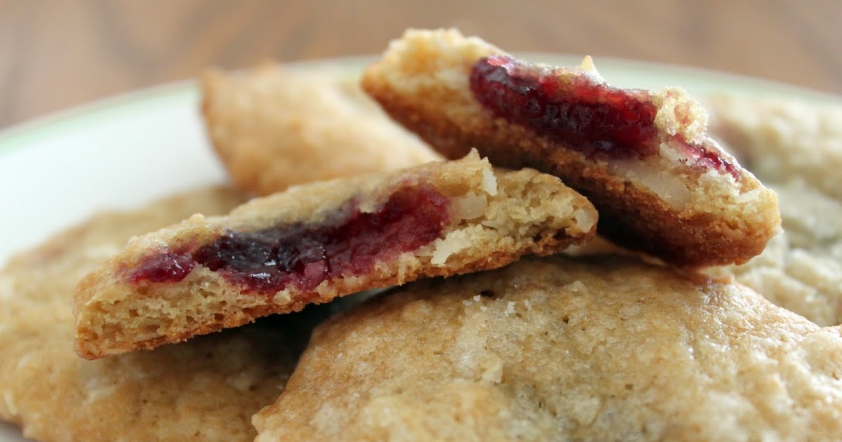 The World According to Jiggle Rasberry Coconut Cookies