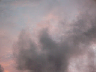 Clouds, Sky ,Sun, Evening, Scene