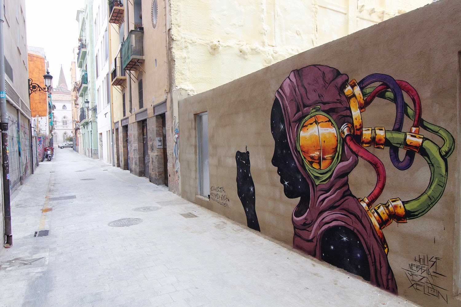 Deih New Street Art Mural Barrio del Carmen, Valencia StreetArtNews