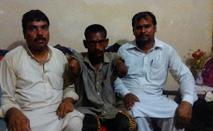 Aqeel Masih,a Christian man had arms chopped off 'after refusing to convert to Islam'.