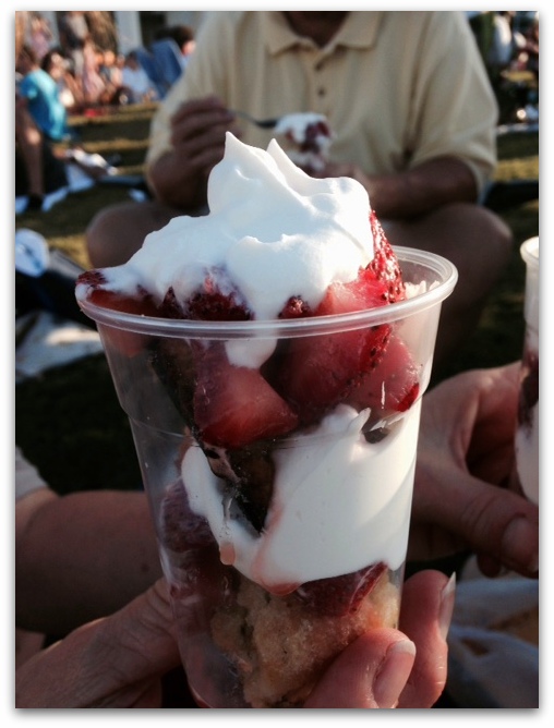 A Pinch of THYME Rosemary Strawberry Shortcake Pizza