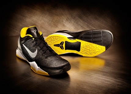 black and yellow kobe 7
