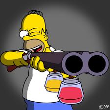 Simpsons Makeup Gun