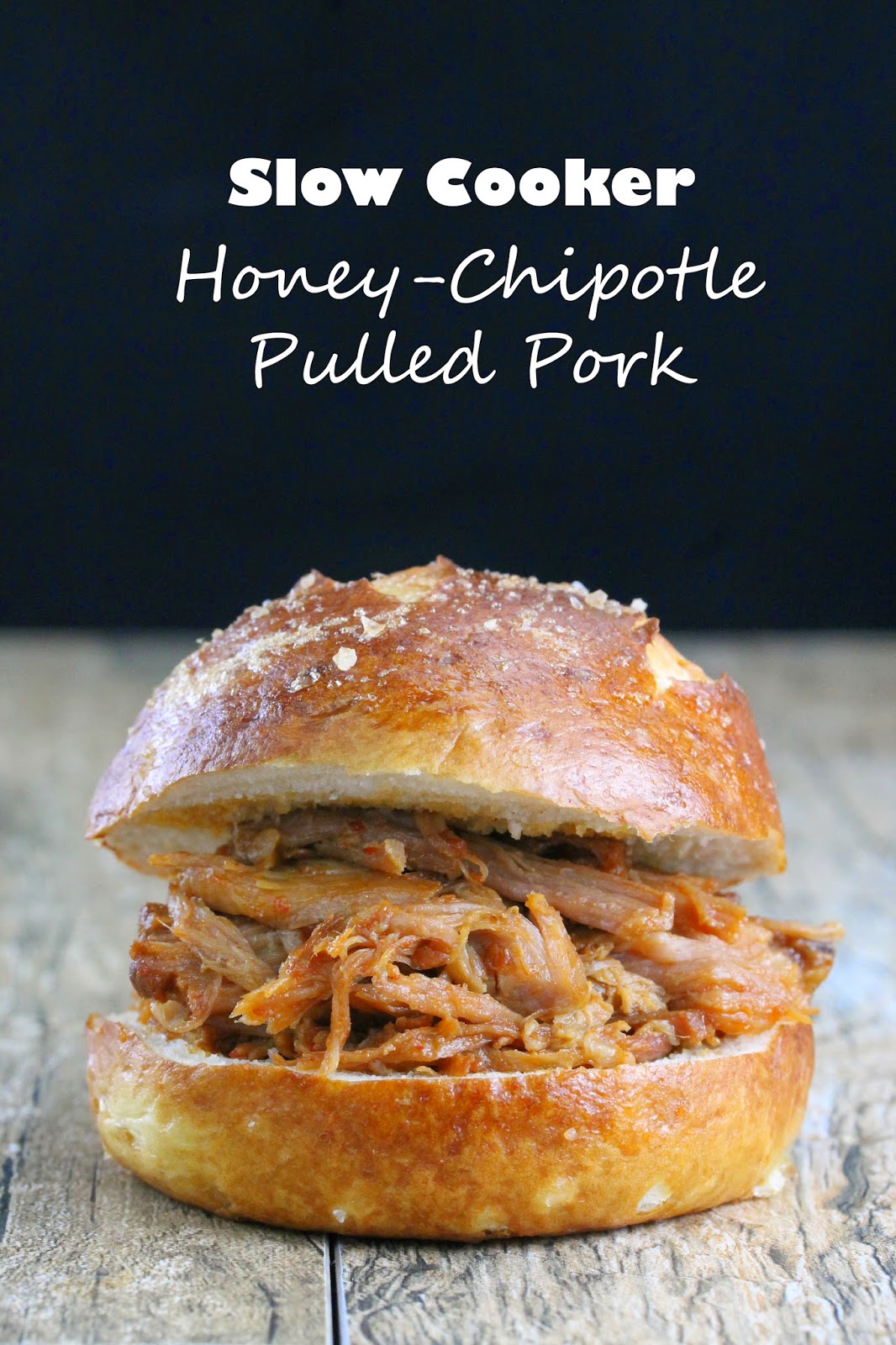 Slow Cooker HoneyChipotle Pulled Pork