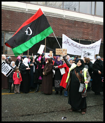 Manchester Libya Protest