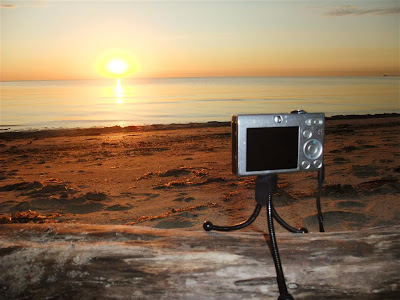 Canon camera, CHDK, tripod, time lapse sunset