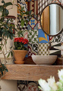 Espacio & style: Baldosas hidráulicas: color y diversión para los suelos