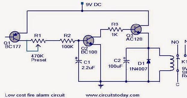 Electrical Engineering World: How to make Low Cost Fire ... iec motor 9 post wiring diagram 
