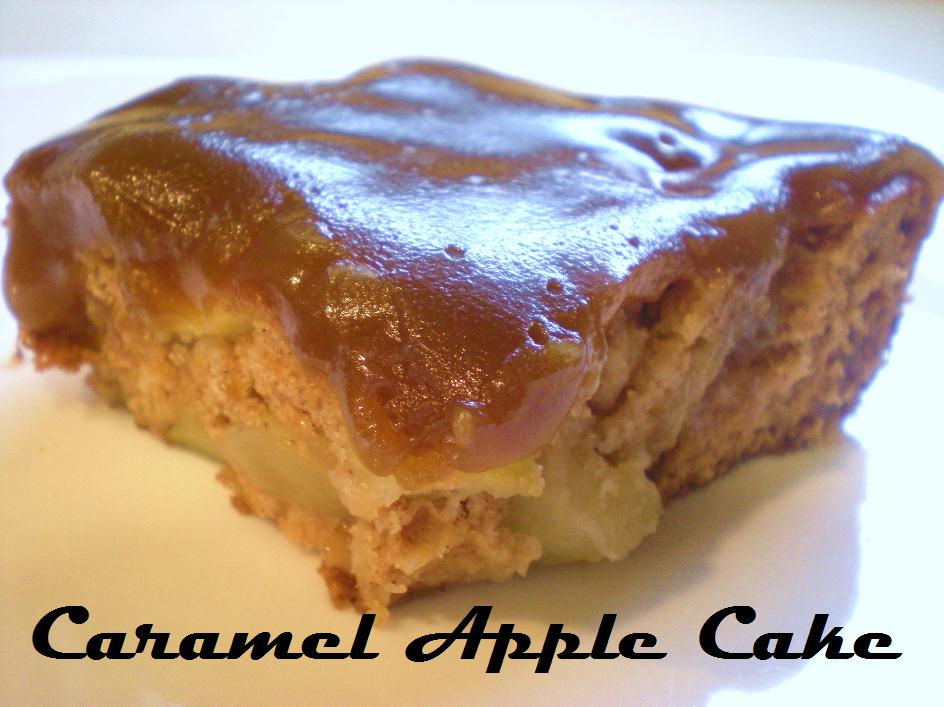 Birds & Brownies Caramel Apple Snack Cake