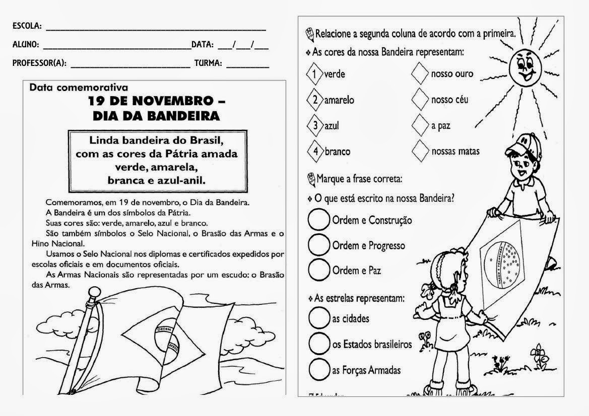 Atividades Dia Da Patria 3 Ano Pin Em 2 Ano