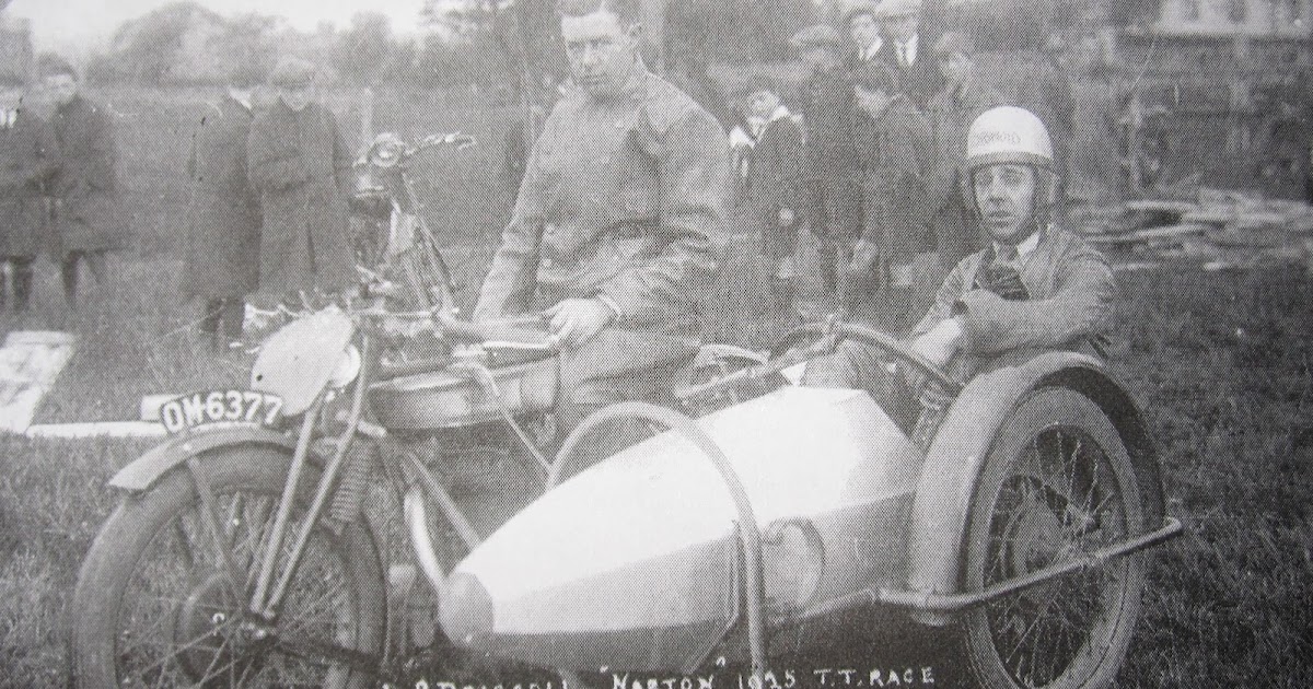 Vintage Norton Motorcycles Pat Driscoll, Model 19 Norton, 1925