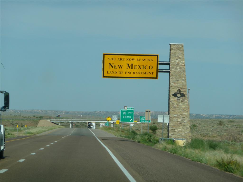 Skid And Sandy On The Road Holbrook Arizona To Amarillo Texas