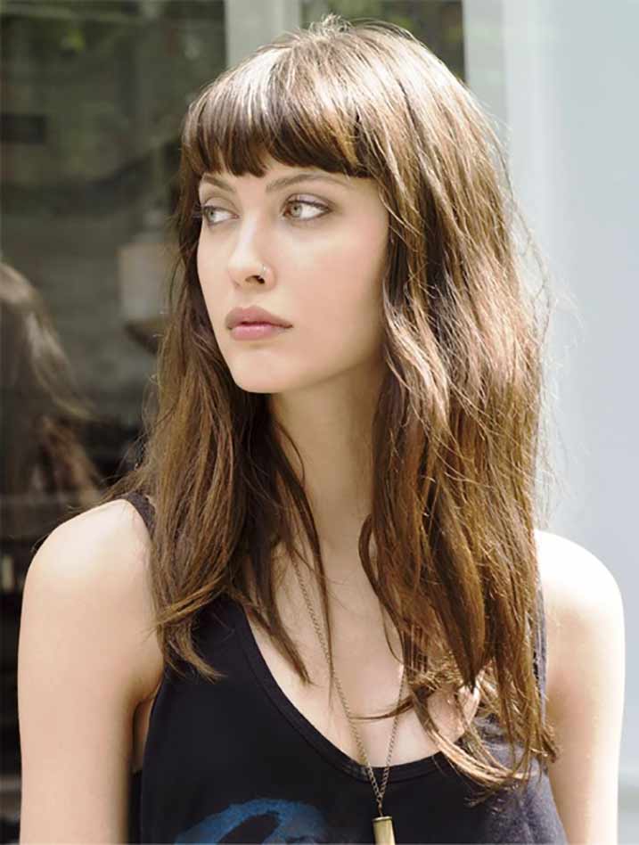 Go Gala with Fringe Hairstyles - MuviCut Hairstyles for Girls